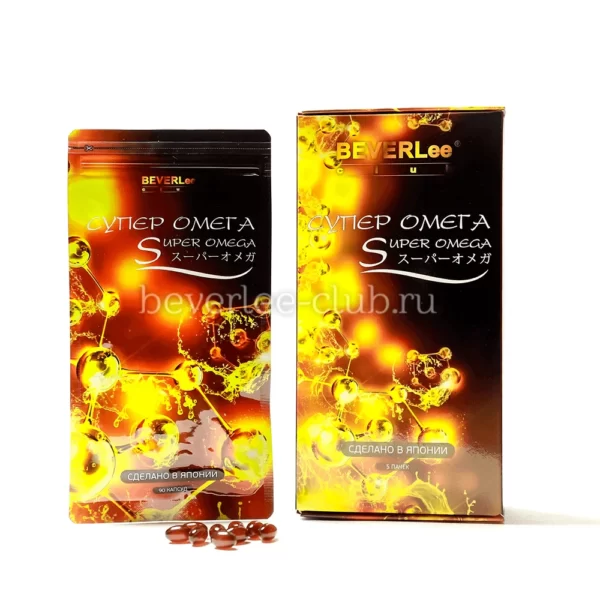 Super Omega (Супер Омега), Купить в Астане, BEVERLee - beLEEver, Изготовитель: Shiseido Pharmaceutical Co., Ltd., Япония.
